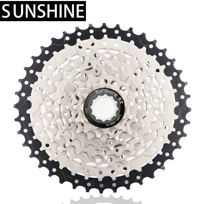 SUNSHINE 11 Speed Freewheel MTB Road Bike 11-25/28/32/36/40/42/46/50/52T Cassette 11V UltraLight Flywheel with for SHIMANO K7 HG