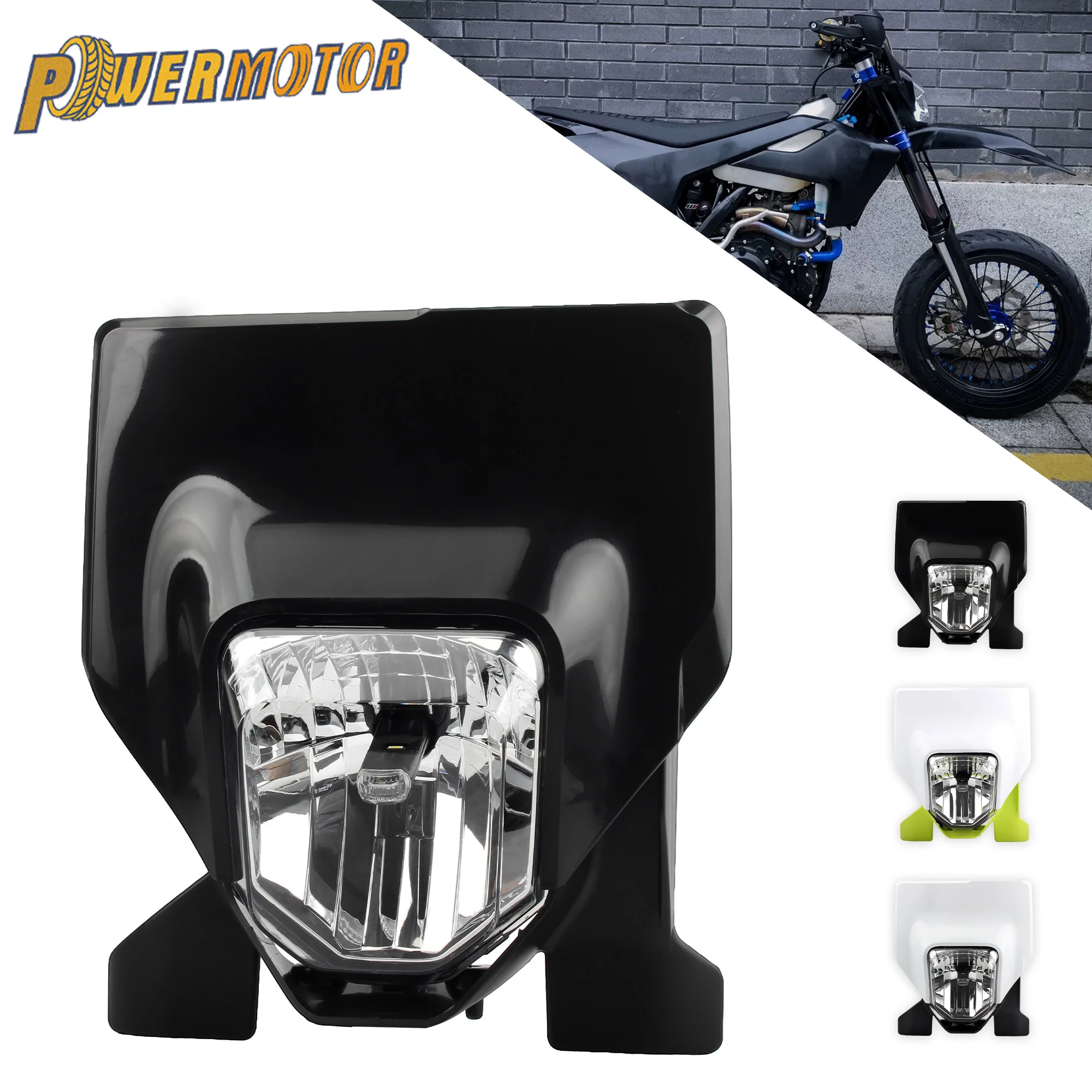 

2024 Motorcycle Motocross LED Headlight Headlamp For Husqvarna 701 TE 250 300 450 FC FE TC 125 300i Dirt Bike Accessories