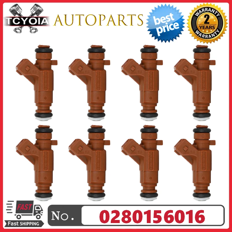 

8pcs/lot Fuel Injectors 0280156016 A1130780249 For Benz S500 S430 CL500 ML500 G500 SL500 E500 CLK500 4.3L 5.0L 2000-2007