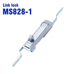 MS828-1 Link Lock Electrical Cabinet Door Lock Power Distribution Cabinet Door Lock Black/Grey