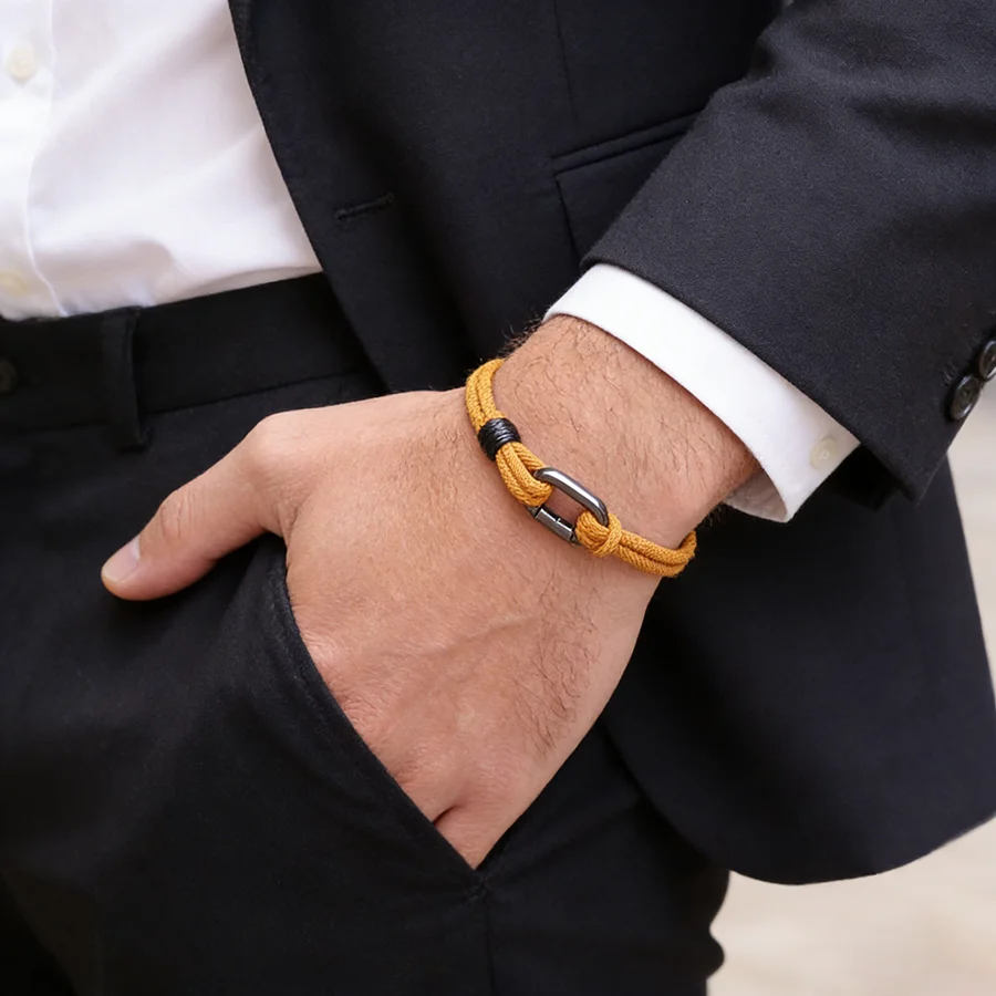 Outdoor Adventure Holidays - Adventure Bilayer Nylon Weaven Bracelet Man