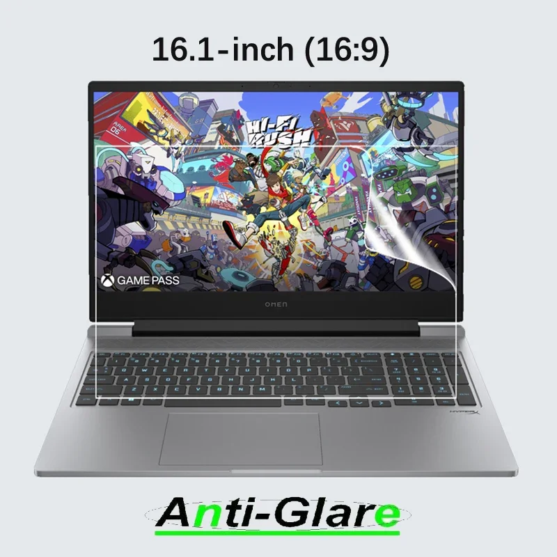 2X Anti Blue Light and Anti Glare Screen Protector Guard Cover For HP Victus 16-r1010ca 16-s1010ca Gaming Laptop 16.1