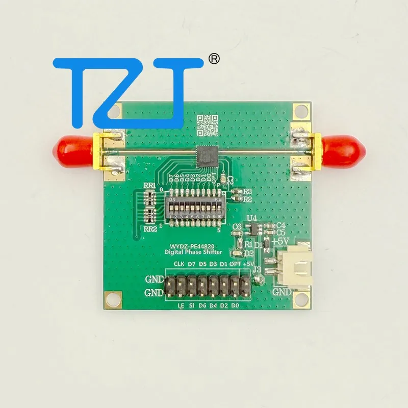 

TZT 1.1-3GHz 8-Bit Digital Phase Shifter Module 60dBm High Linearity 360-Degree RF Phase Adjuster