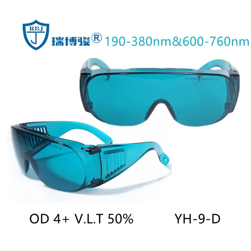 UV UV, Red Laser Goggles 190-380nm 600-700nm YH-9 OD4 + 50%