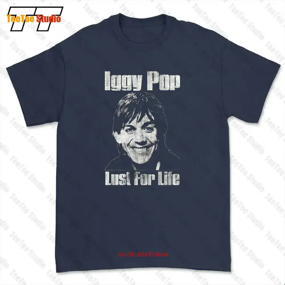 Iggy Pop Lust For Life Mens Licensed Rock N Roll Band Stooges T-shirt Tee E2KG