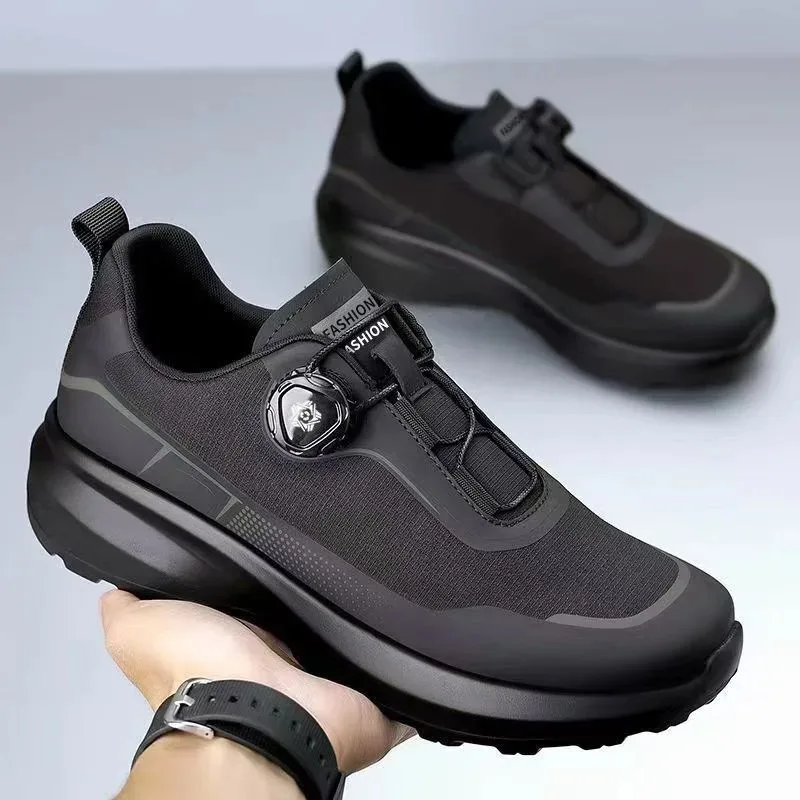

Men's Sneakers Designer Rotating Buckle Casual Shoes Breathable Comfort Platform Shoe Sports Running Men Shoes Zapatillas Hombre