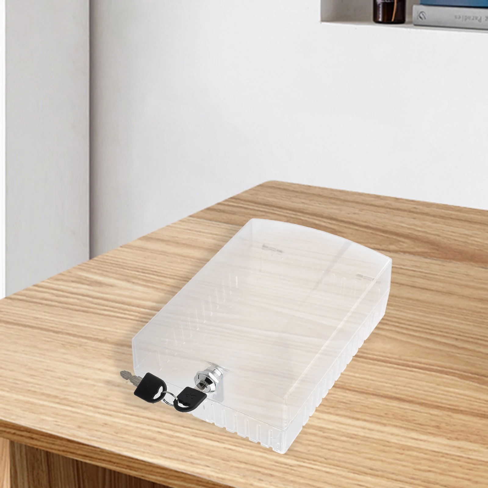 Acrylic Construction Protective Cover for Your Thermostat Designed to Restrict Access Using a Secure Keyed System With 2 Keys