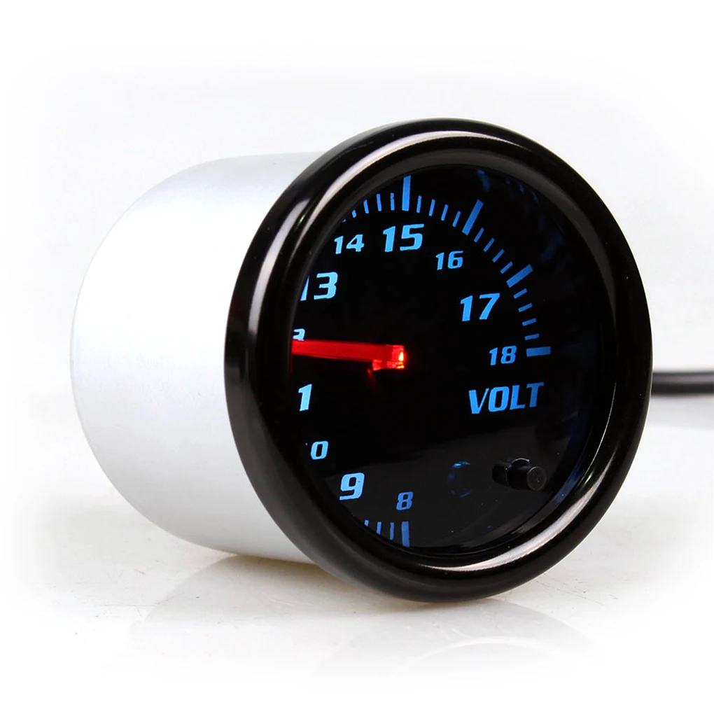 

Точный и долговечный вольтметр для автомобилей и мотоциклов, вольтметр с затемненным стеклом, измеритель напряжения для авто