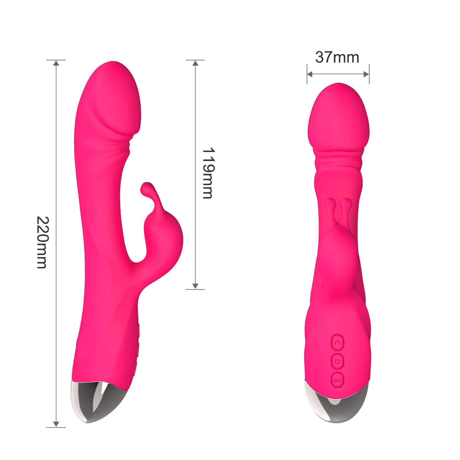 Adult products Romeo Rechargeable Female Masturbator G-point Gini Stick AV Massage Stick Sex toy Vibrator 성인용품진동기 Мастурбатор