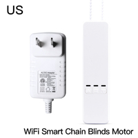 Moeshouse US Smart Motorized Chain Roller Blinds,Tuya WiFi Remote Control Shade Shutter Drive Motor Work With Alexa/Google Home