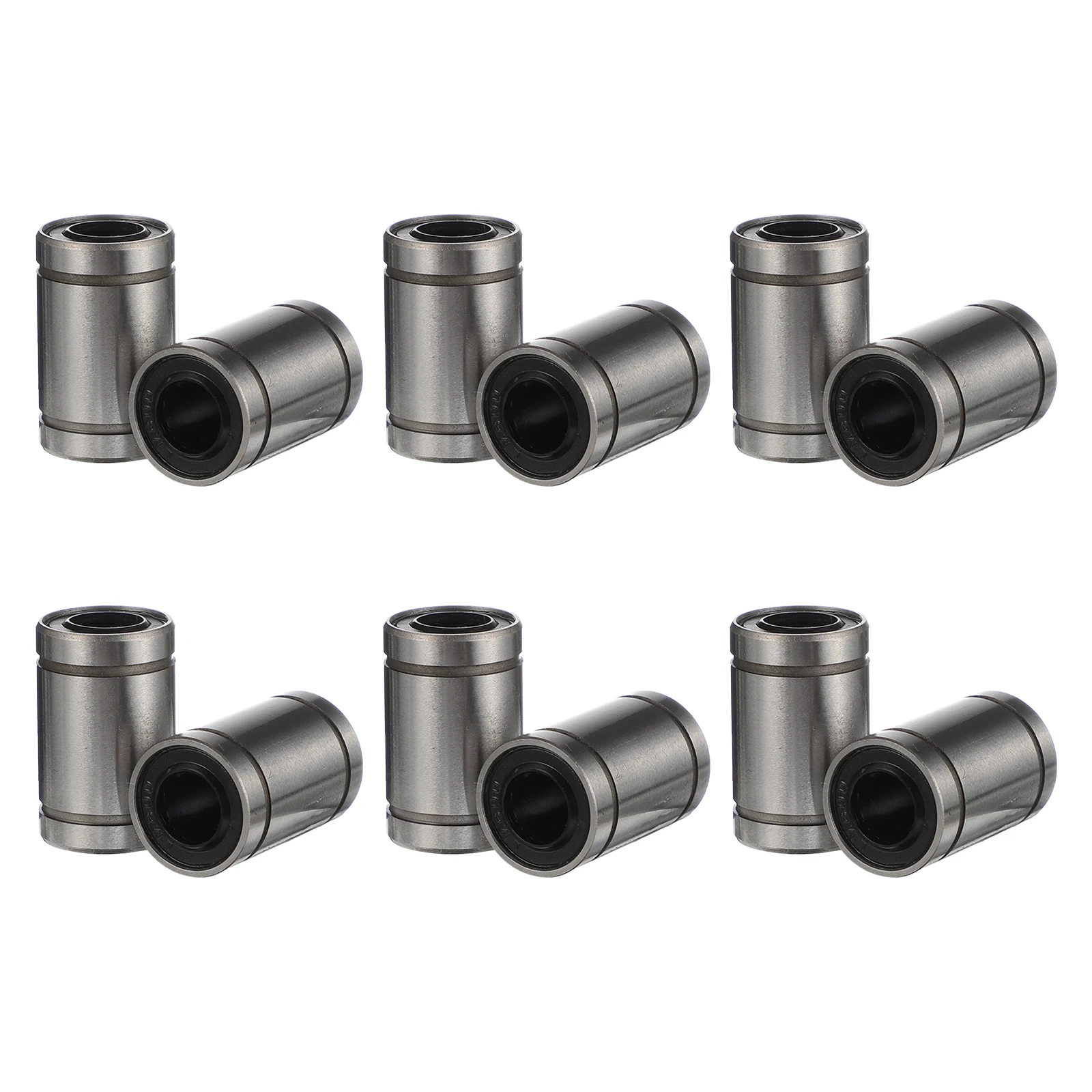 

12 Pcs Linear Ball Bearings Accessories for Motion Deep Groove 3d Printer Self-tuning