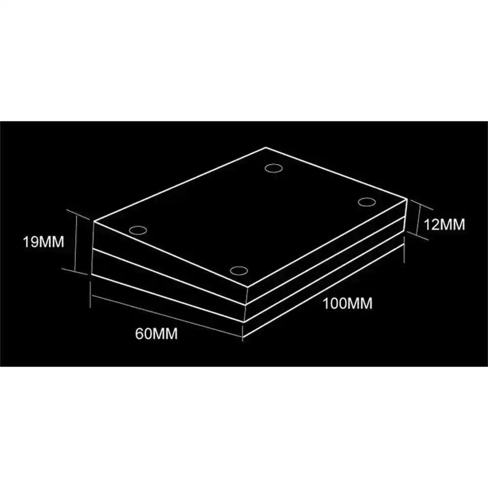 10pcs Acrylic Trapezoidal Block Photo Frame Price Tag Sign Label Paper List Clip Magnetic Name Card Display Rack