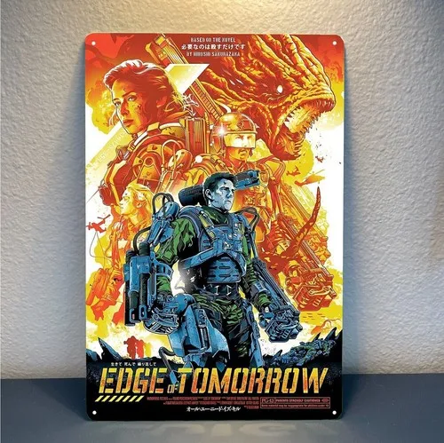 Of Tomorrow Movie Metal Poster Tin Sign - 20x30cm Plate