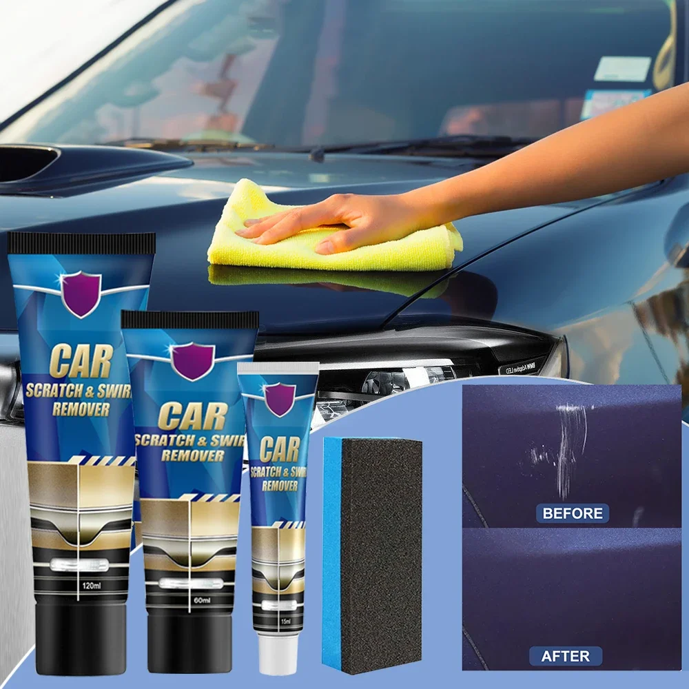 Car Scratch Swirl Remover Auto 120ml Tool Repair Polishing Wax Anti Accessorie Wash Maintenance Paint Care Automobiles Universal