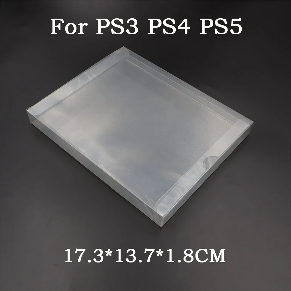 5-10 Stück Transparente PET-Spielkassetten-Schutzhülle, Aufbewahrungsbox für PS1 PS2 PS3 PS4 PS5 Spielkarten, PS1 US/JP/EU CD-Hülle – Detail 5
