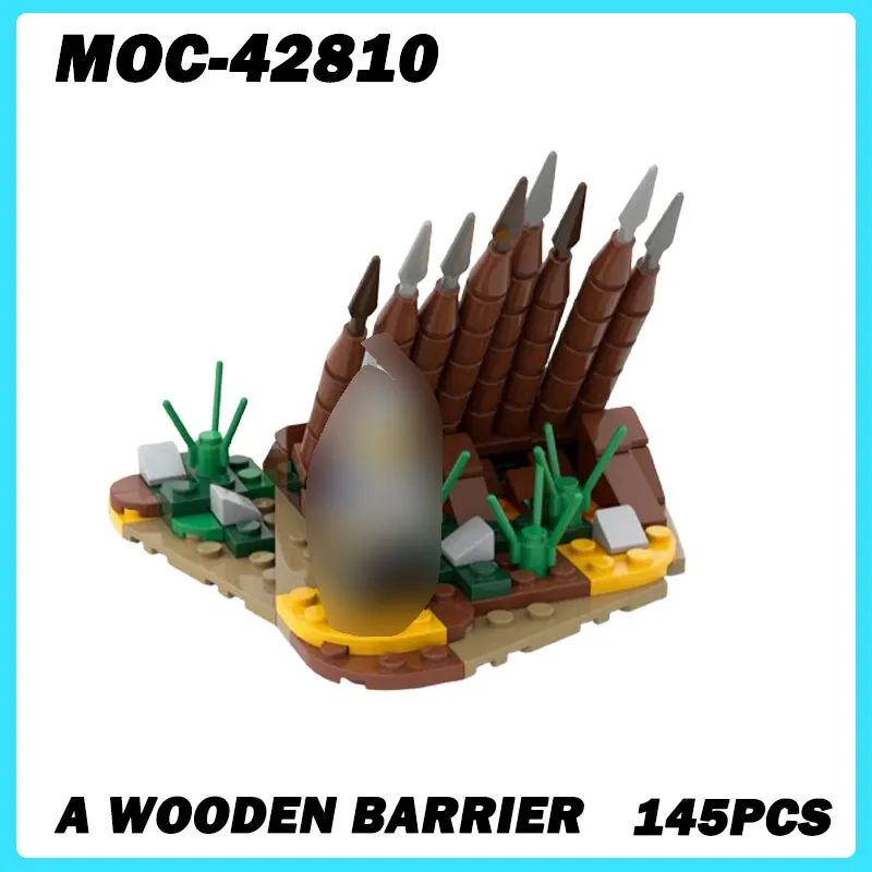 MOC-42810 Micro Architecture Modulaire A Bois Barrie décennie s De Construction DIY Modèle Briques Puzzle Jouets Brique Cadeaux D'anniversaire 145PCS