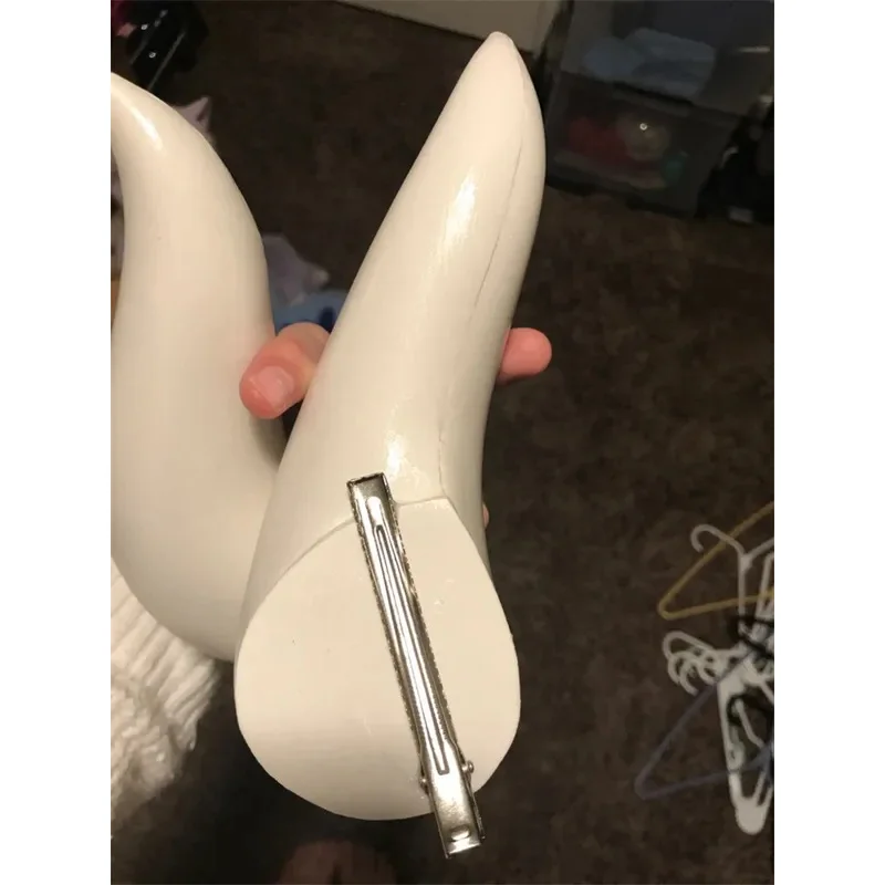 

2025 aaa 1 Pair Overlord Albedo Horns Head Headwear Hairwear Props Cosplay Accessories Hair Clip Halloween