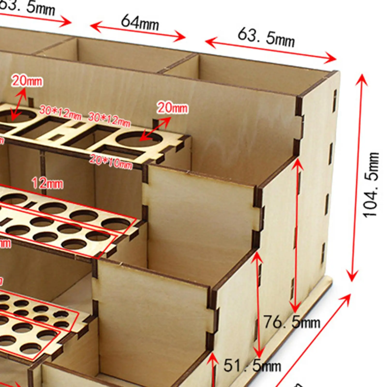 حامل أدوات دهانات زجاجات الحبر الصباغ منظم الطلاء للطلاء المصغر