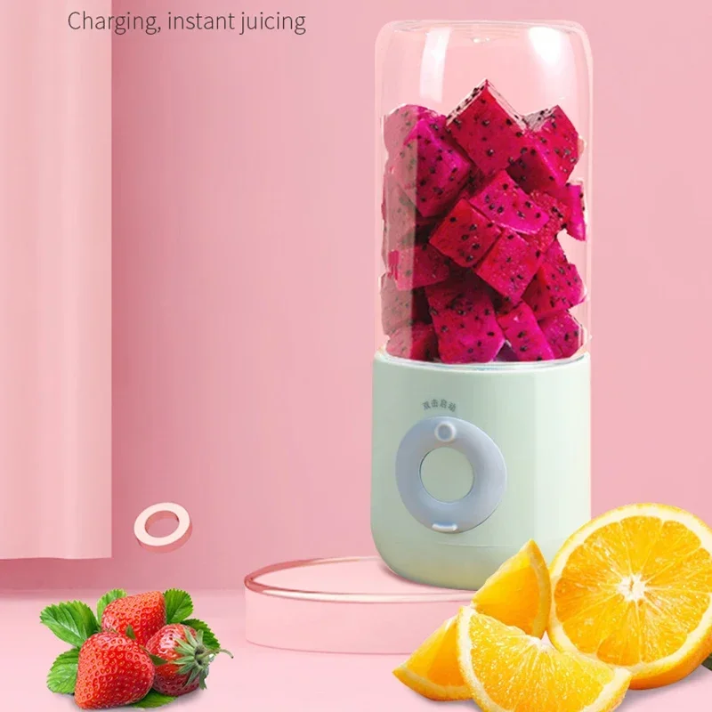 Portable USB Electric Blender Juicer Mixer, Mini Smily processor, Portable Fruit Squinder