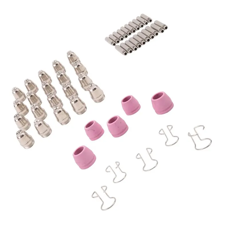 

Комплект расходных материалов для плазменного резака VEHO-AG60 SG-55 WSD-60: сопла и насадки, 50 шт.