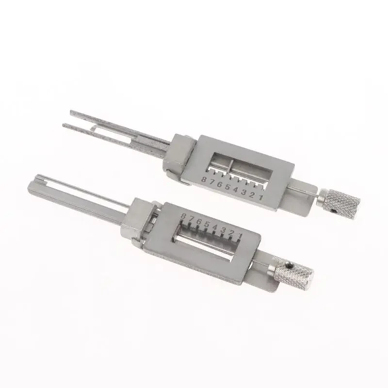 SS004 SS005 NEUES 2-in-1 Ziviles Schlossöffnungs- und Decoder-Set für professionelle Schlosser zum Öffnen von Zylindern – Detail 9