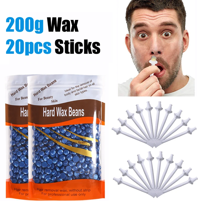 Tragbares Nasenwachs-Set, 50–1005 g, für Männer und Frauen, Nagelwachs-Haarentfernungswachs-Set, Nagelwachs-Reinigungswachs-Set, Nasenknipser, Schönheit