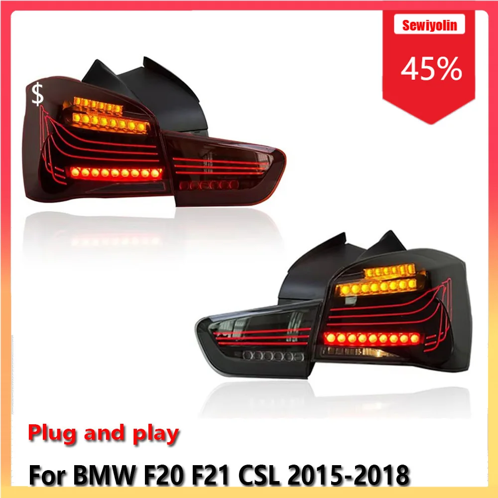 

Автомобильные светодиодные задние фонари, детали для BMW F20 F21 CSL 2015-2018, авто противотуманные DRL, стоп-сигнал поворота, лампа Plug and Play