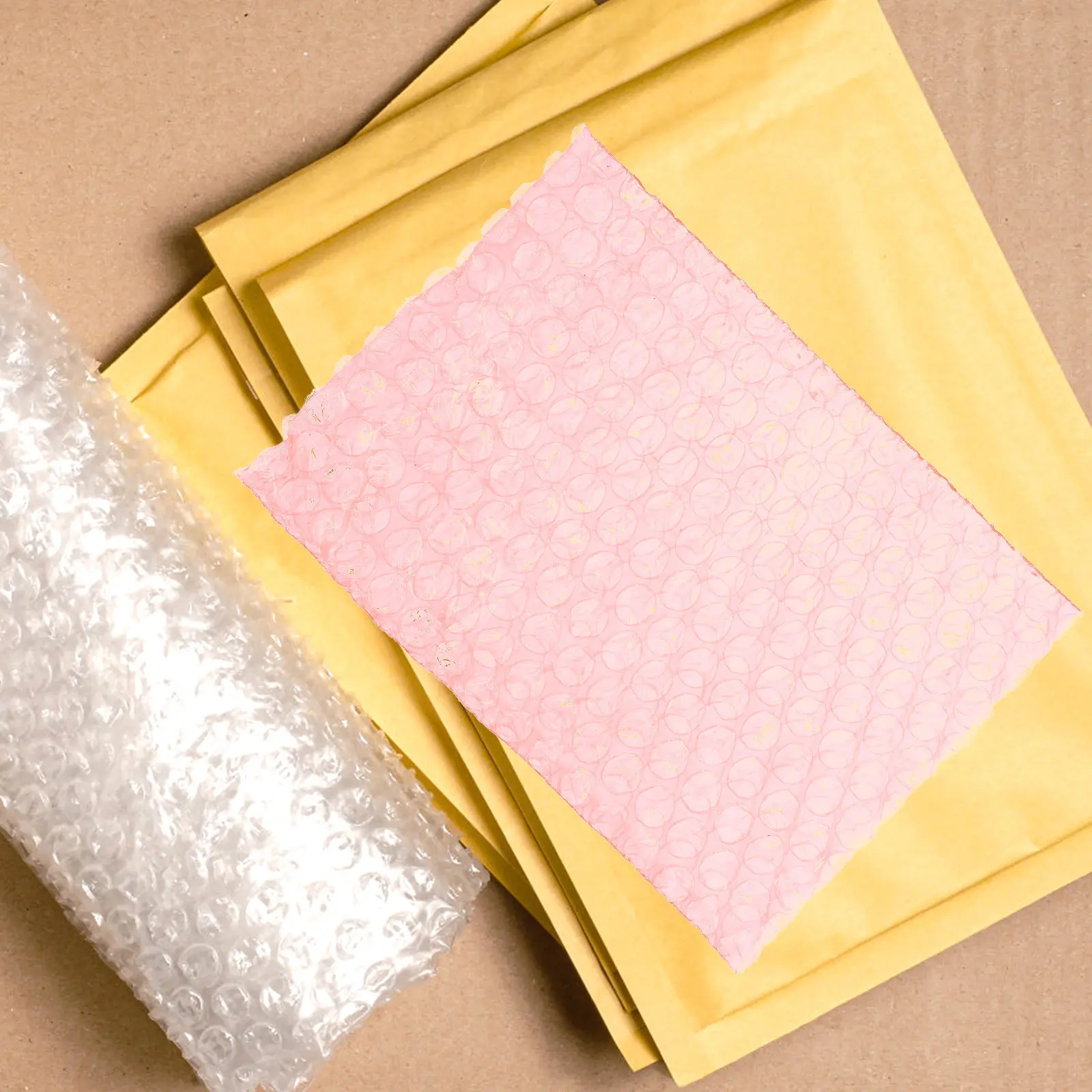 

100Pcs Antistatic Bubble Pouches Shockproof Packaging Bubble Mailers for Shipping Small Business Packing Supplies