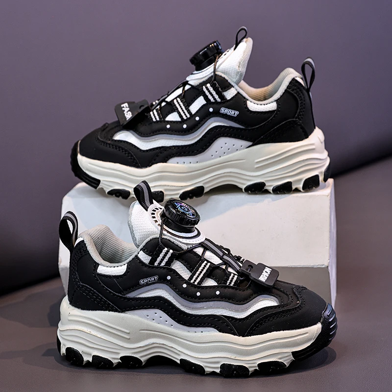 Luxury Children's Sports Shoes Autumn Men's and Women's Shoes Fashionable Breathable Anti Slip Children's Casual Sports Shoes