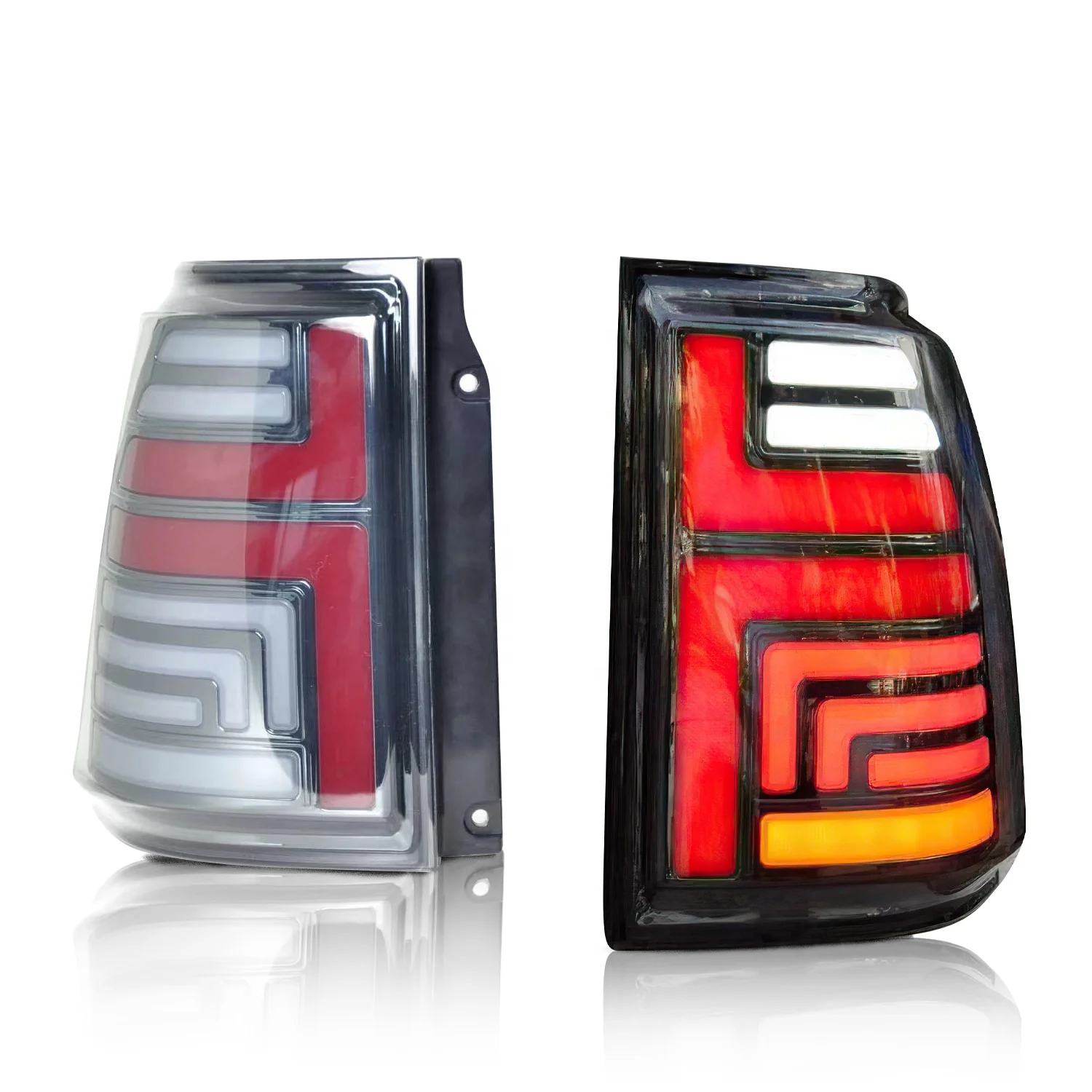 Archaic for  Pajero LED tail lamp sequential signal taillights for  Pajero 2006-2020 taillights assembly