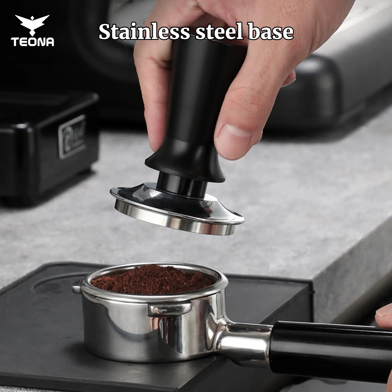 51mm 53mm 58mm Espresso Tamper Barista Coffee Tamper with Calibrated Spring Loaded Stainless Steel Tampers