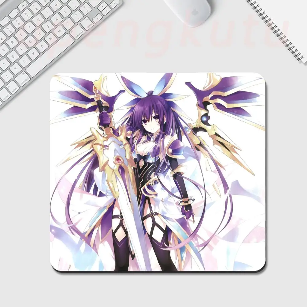 XS Small 450x400mm Mousepad D-DATE A LIVE Gaming Mouse Pad For PC Gamer Desktop Decoration Office Mouse Mat Deskmat Rug