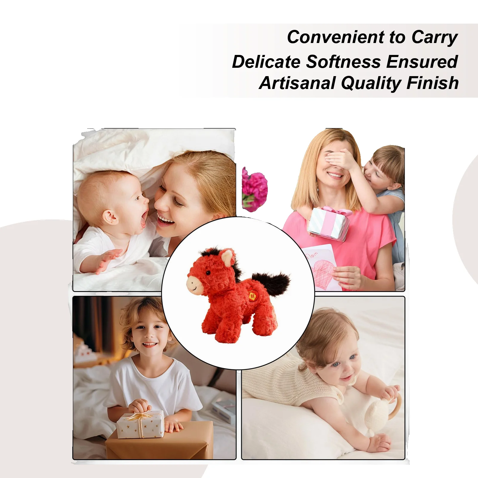 

Chinese New Year Horse Plush Plush Accompanying Doll 2026 Horse Year Doll For Kids Teens Adults Collectors Bedroom Study