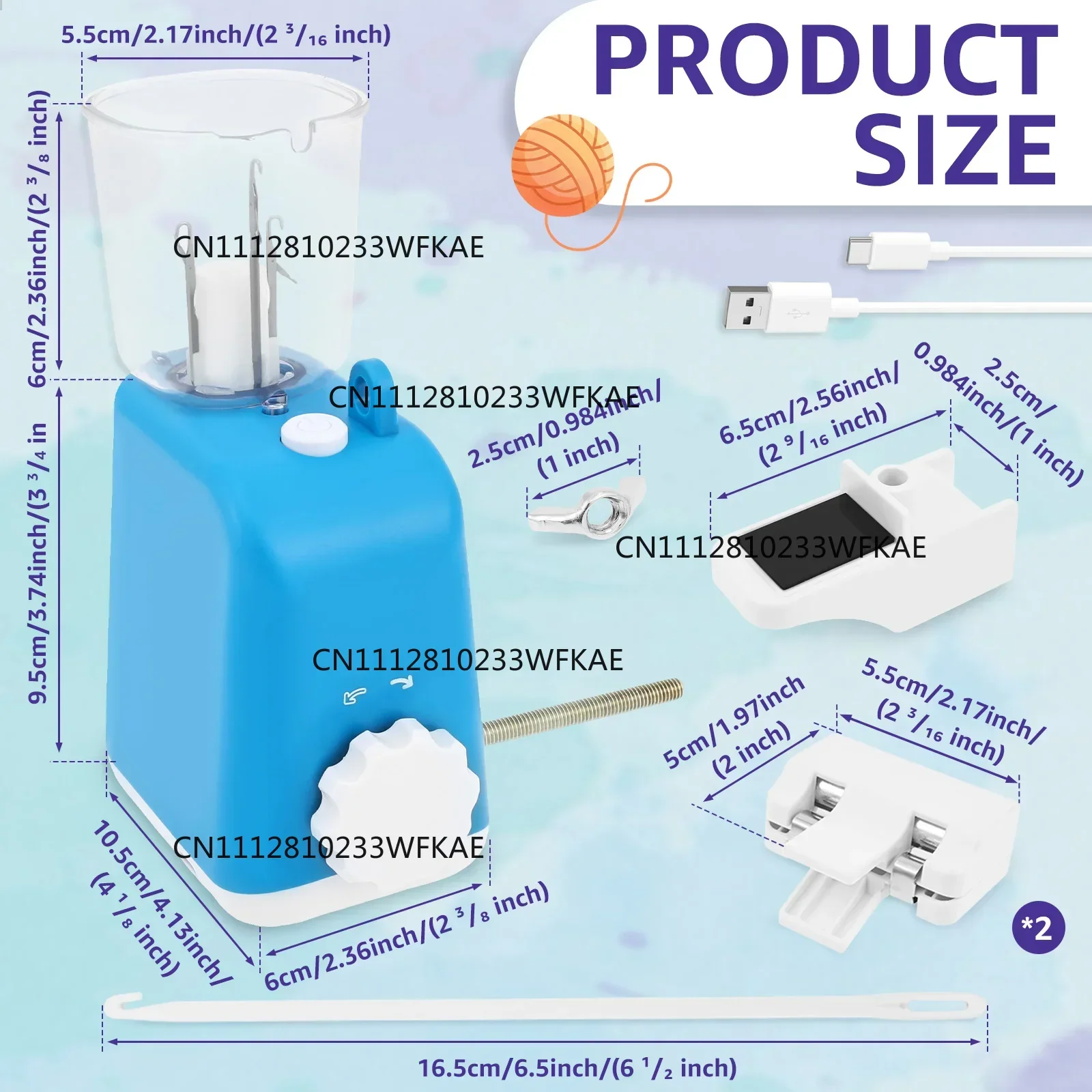 Electric I Cord Knitting Machine Efficient Automatic Knitting Machine Electric Yarn Knitter for Beginner Adult Kid Knitting Tool