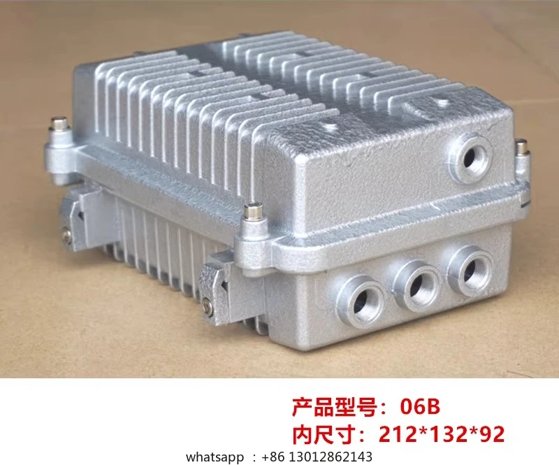 

06B: корпус мостового усилителя 212*132*92 AP, корпус наружного маршрутизатора, водонепроницаемая коробка из литого алюминия