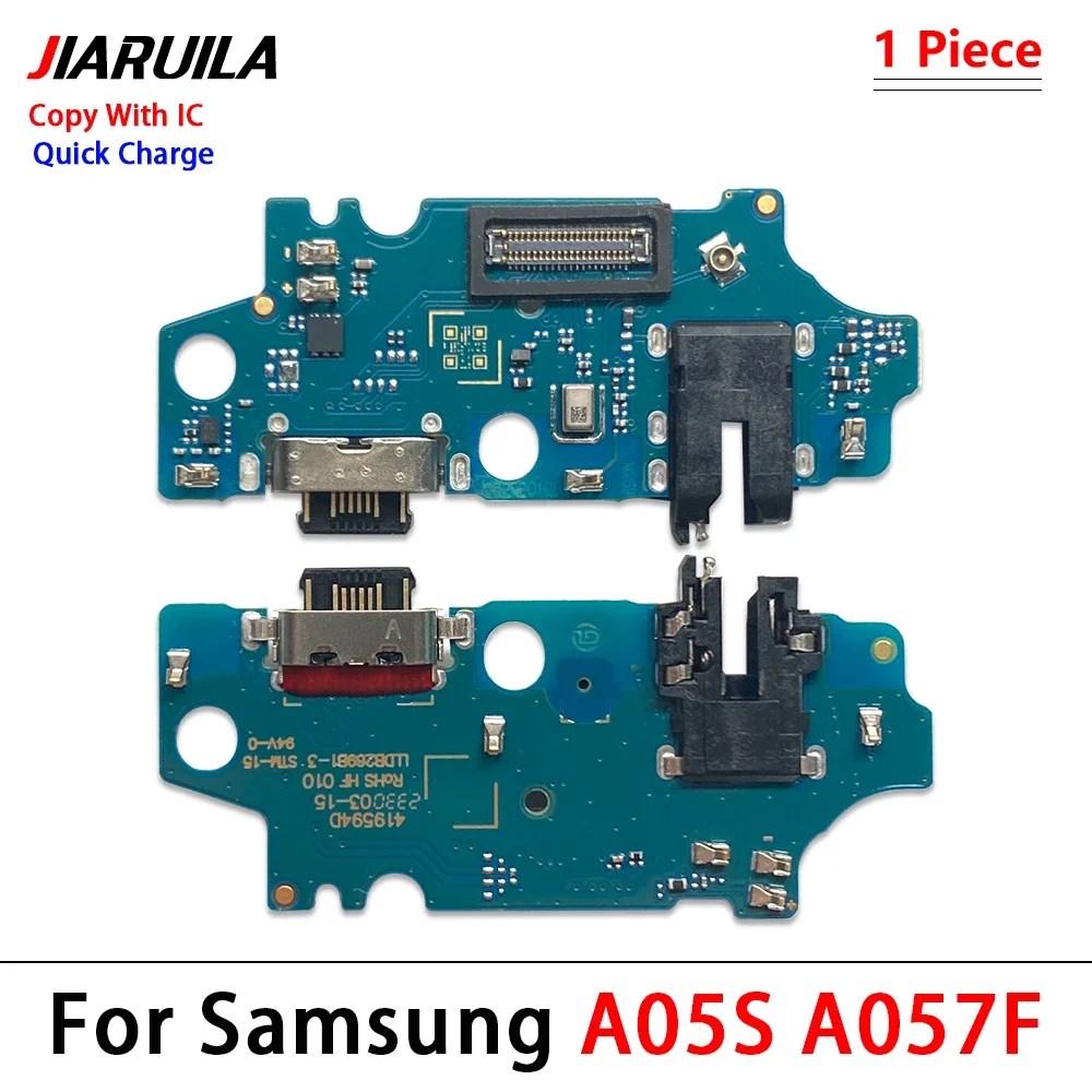 10Pcs/Lot, USB Charger Dock Connector Charging Port Microphone Flex Cable For Samsung A05 A05s A15 A25 A35 A55 A06 A16 4G 5G image 3