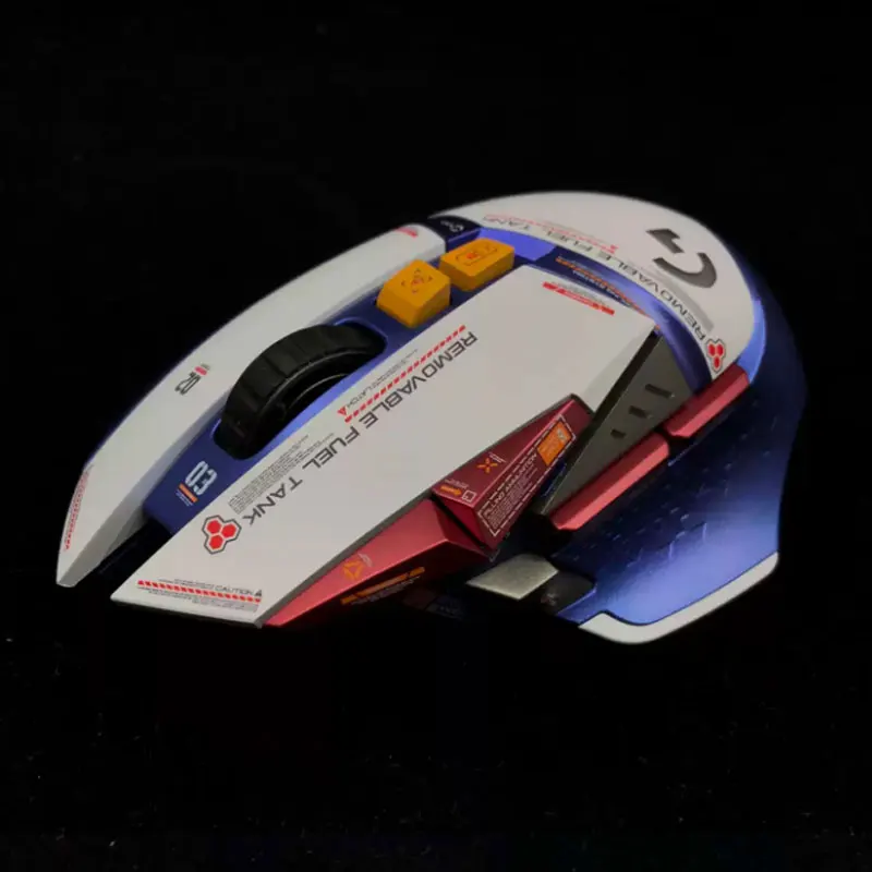 Imagem -03 - Star Guardian Mouse sem Fio Faça Você Mesmo Pulverização Mudança de Cor Dual Mode Mecânica Rgb Light Grupo Compatível G502 Lightvelocidade