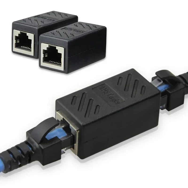 1/5/10/20PCS Ethernet Cable Extender RJ45 CAT5 CAT6 CAT6a Coupler Extender Adapter Connector Ethernet Coupler Female to Female