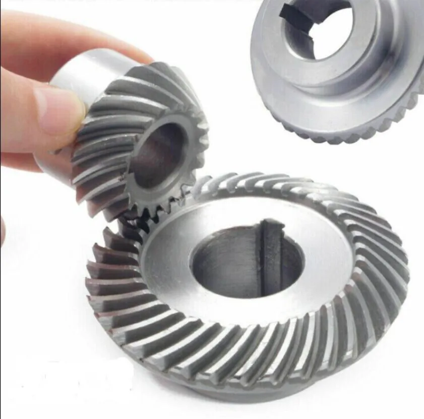 Imagem -05 - Engrenagem Cônica Espiral para Fresar Máquinas de Elevação C77 Mais C96 Pcs por Conjunto