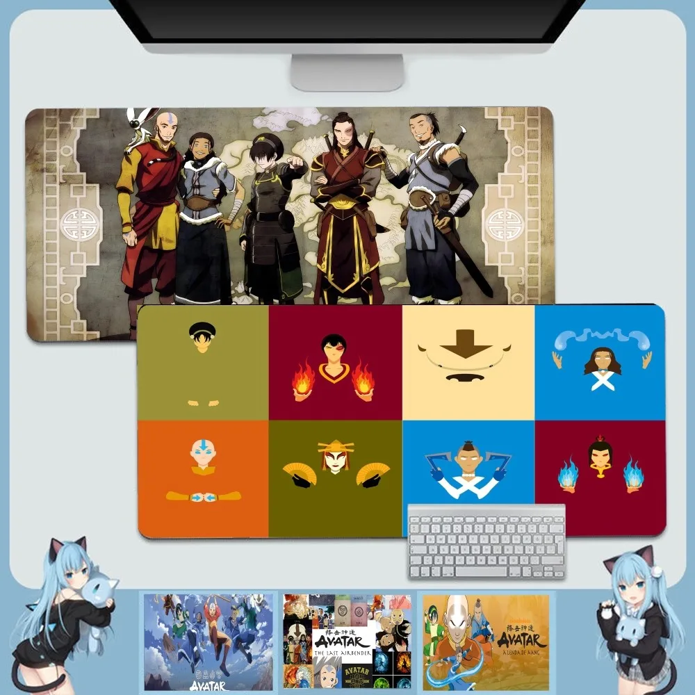 

Avatar The Last Airbender Boy Pad Natural Rubber Gaming Mousepad Desk Mat Size For Gameing World Of Tanks CS GO Zelda