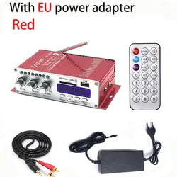 DC12V 2x20W Digital Mini Bluetooth Amplifier USB SD Player FM Radio With Remote Control