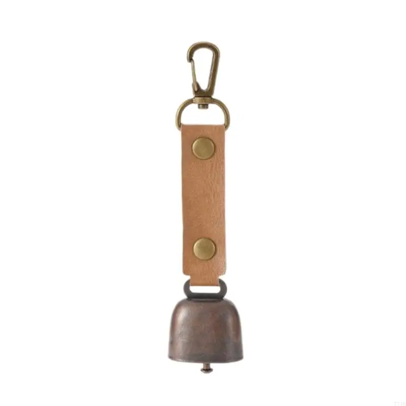 77JB Chuông kim loại ngoài trời Nhắc nhở trang sức Keychain cho việc đi bộ cắm trại đi bộ