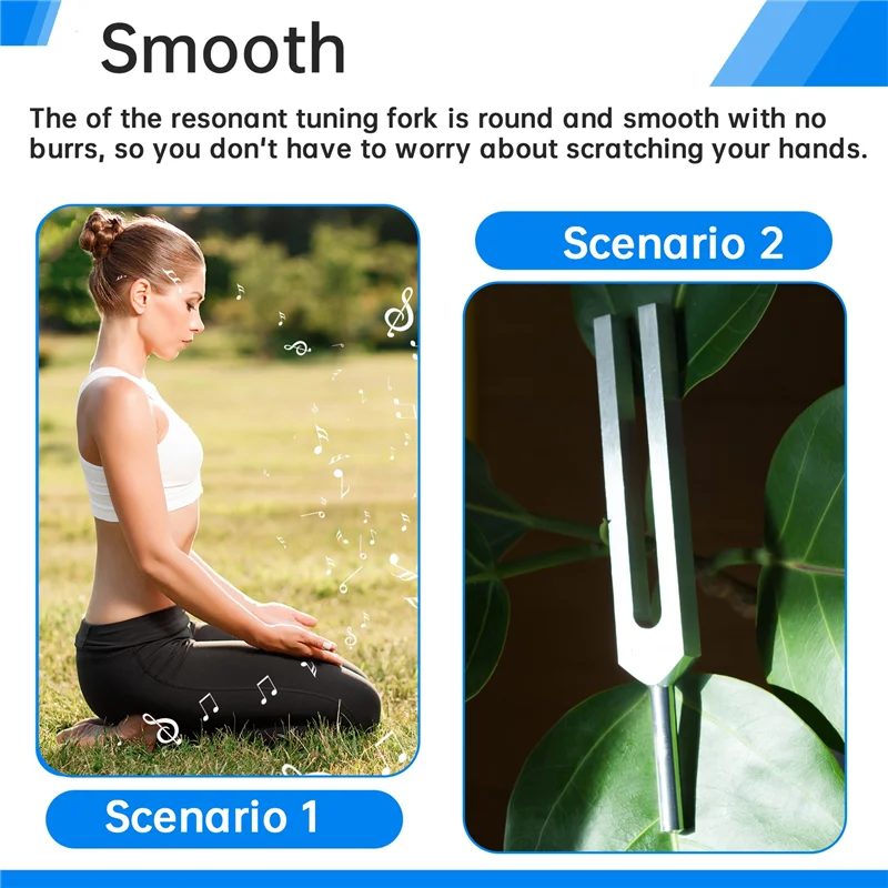 

HOES-Tuning Forks Chakra Set, 174Hz/285Hz/396Hz/417Hz/528Hz/639Hz/741Hz/852Hz/963Hz,For Healing Chakra,Sound Therap
