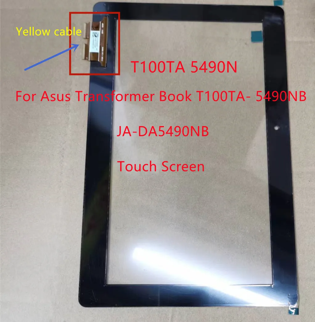 For Asus Transformer Book T100TA T100TAF T100TA 5490N JA-DA5490NB T100TA 5490NB Touch Screen Digitizer Panel 100% Tested