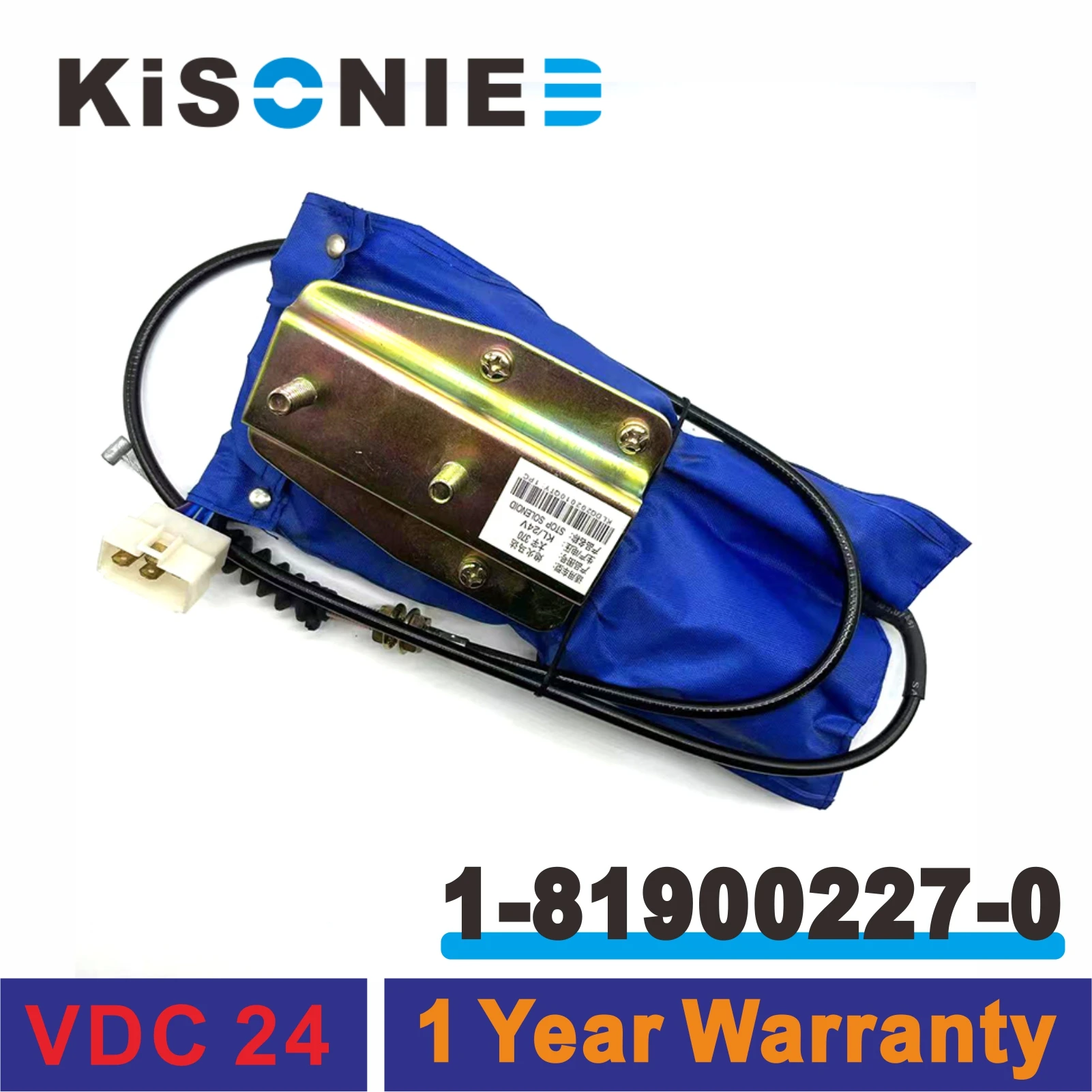 

24V Diesel Engine Flameout Controller 1-81900227-0 For 4BD1 6BD1 4BG1 6BG1 Engine Stop Solenoid Motor Case Excavator CX230