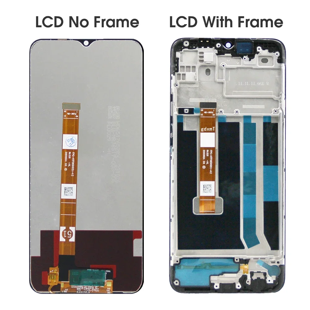 For OPPO A15 6.52\'\'For OPPO A15S CPH2185 CPH2179 LCD Display Touch Screen Digitizer Assembly Replacement