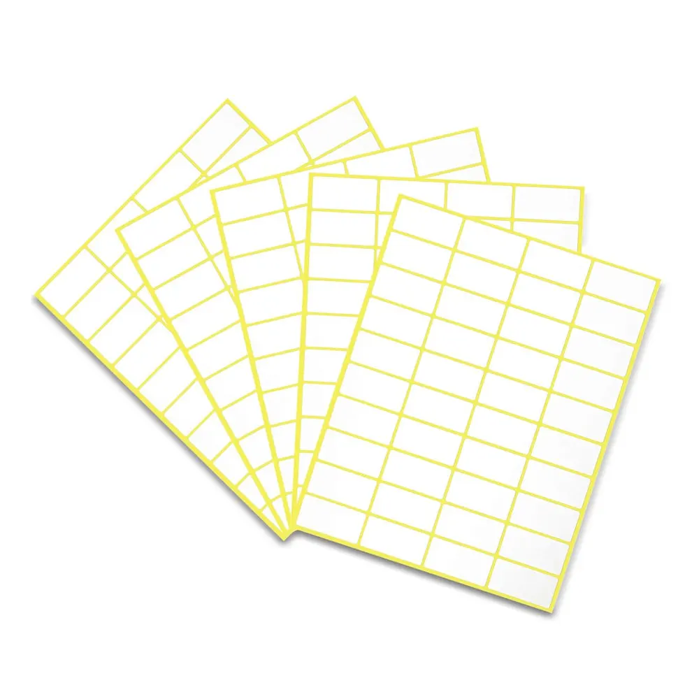 

Matte self-adhesive label sticker blank handwritten self-adhesive label paper cosmetic date file classification mark sticker