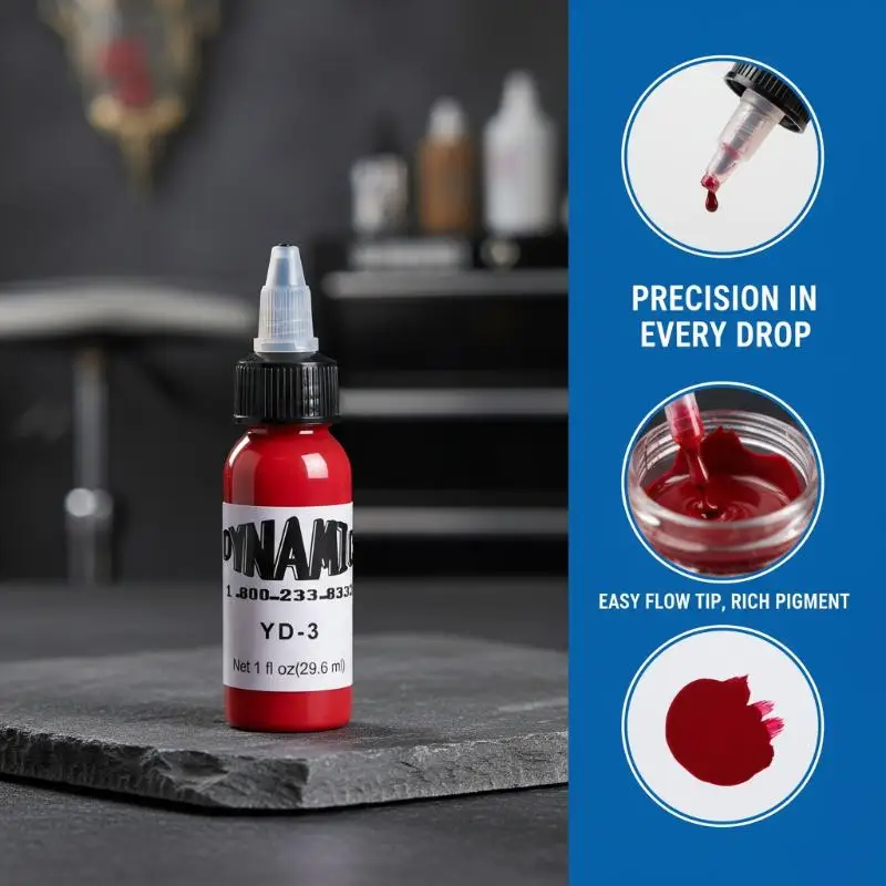 

Non Toxic 30ML Professional Tattoo Ink Multicoloured Pigment for DIY and Artist Use