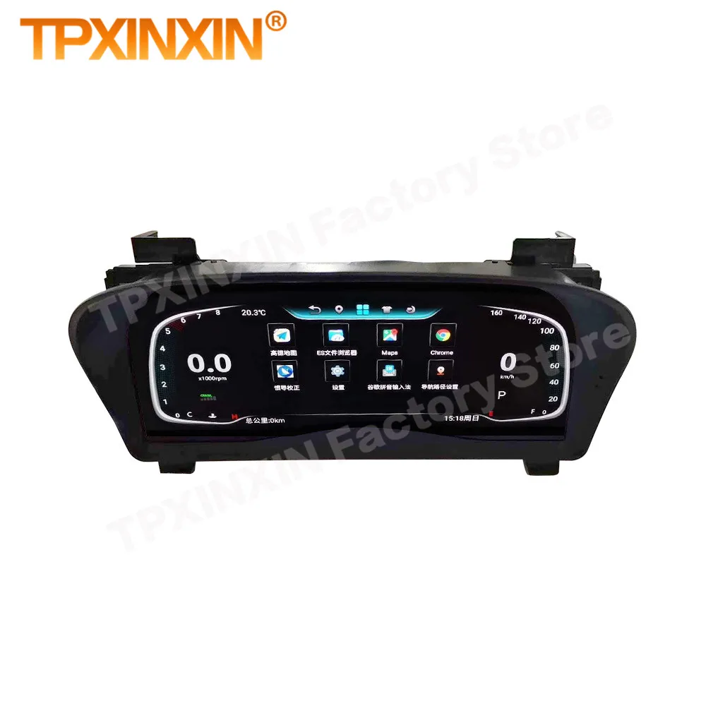 Digital LCD Virtual Cluster Android For Toyota Alphard 30S Vellfire30 15+ Car Dashboard Panel Speed Meter Instrument Accessories