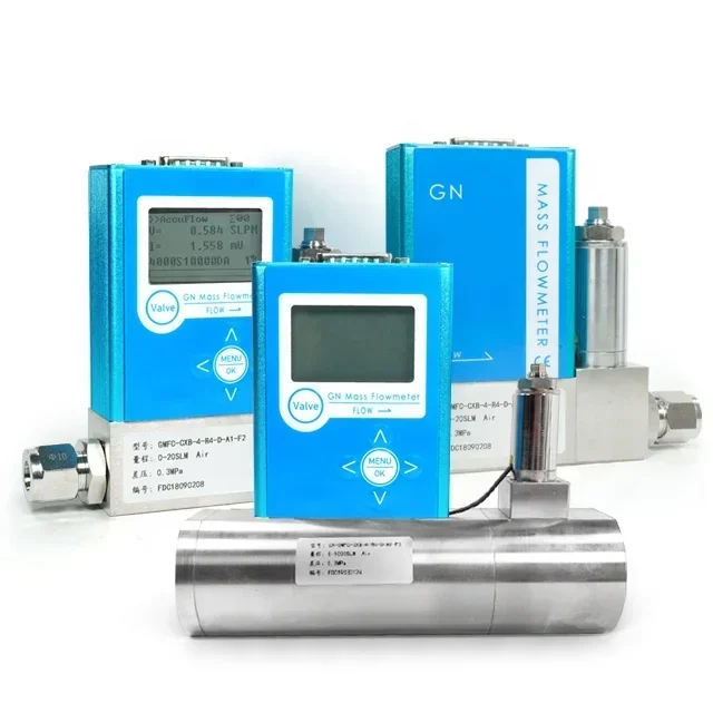 High Accuracy Portable Ammonia Gas Air Hydrogen And LPG Flowmeter Digital Analog Gas Mass Flow Controller Flow Meter